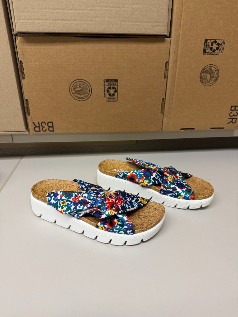 Alegria Sandals - blue tropical - size 37